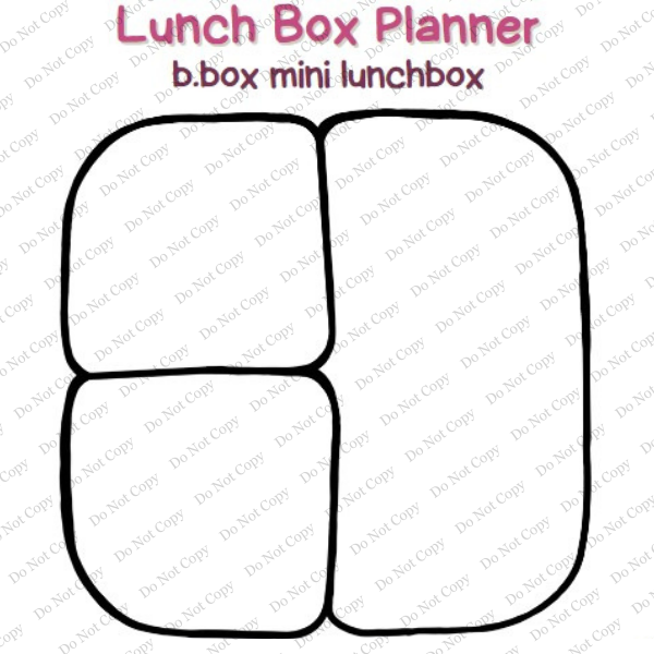 B.Box Lunch Box Bento Meal Planner Template - Weekly Daily Meal Plan ...