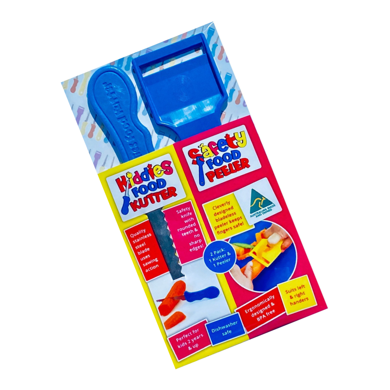 Safety food outlet peeler