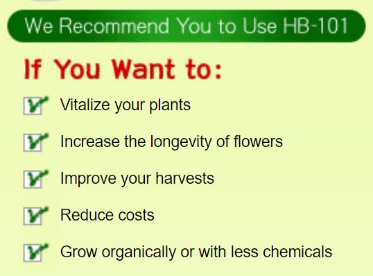 HB-101 HB101 Plant Liquid Vitalizer Organic Gardening – BZMOMMY